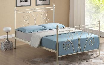 Time Living Wallace Metal Bed Frame, Double