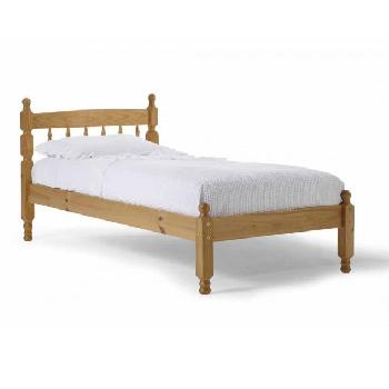 Torino Long Wooden Bed Frame Antique Small Single