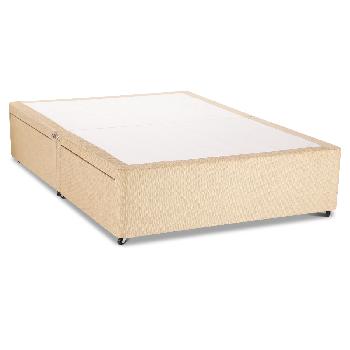 Universal Beige Chenille Divan Base 2 Drawer - King - Beige