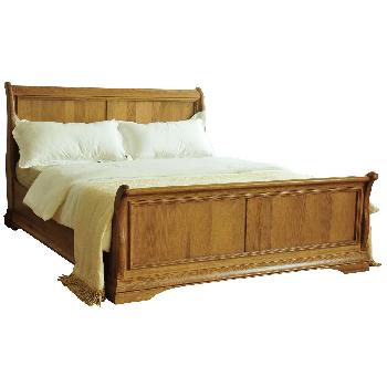 Valley Oak Helios Sleigh Bed Double