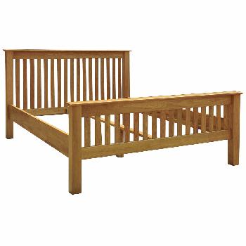 Valley Oak Poseidon Milan High Foot End Bed Frame Single