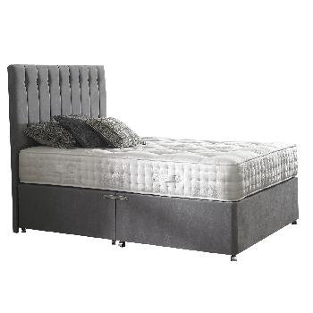 Veneto Pocket 2000 Divan Set Superking Black Hercules 4 Drawers Floor Standing