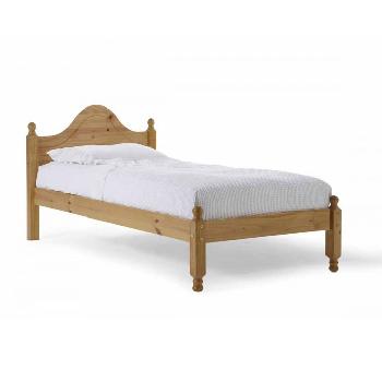 Veresi Long Wooden Bed Frame Single Antique