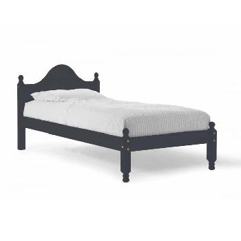 Veresi Long Wooden Bed Frame Single Graphite