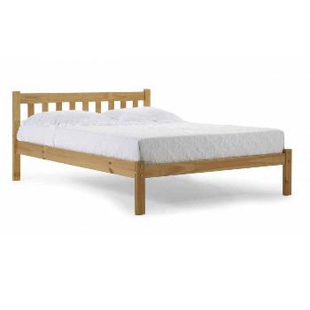 Verona Belluno Long Wooden Bed Frame Double Antique