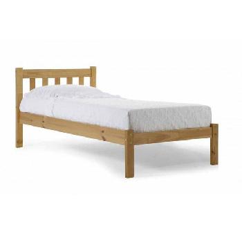 Verona Belluno Long Wooden Bed Frame Single Antique