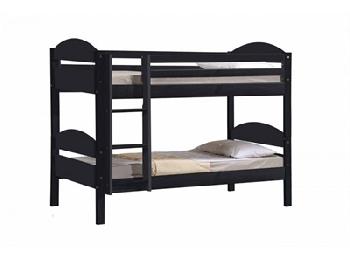 Verona Design Ltd Maximus Bunk Bed Graphite 3' Single Graphite Whitewash Bunk Bed Bunk Bed
