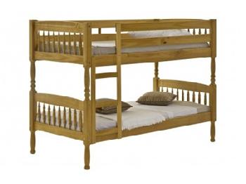 Verona Design Ltd Milano Bunk 2' 6 Small Single Antique Bunk Bed