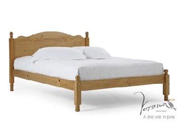 Verona Design Ltd Roma 4' 6 Double Antique Slatted Bedstead Wooden Bed