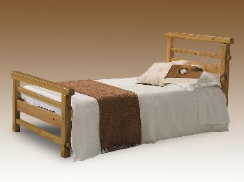 Verona Lecco Single Antique Pine Bed Frame