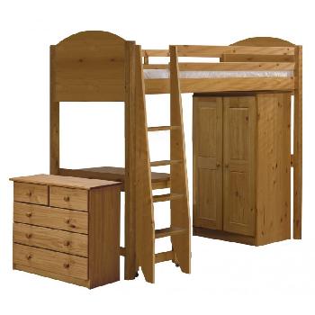 Verona Long High Sleeper Set 2 with Antique