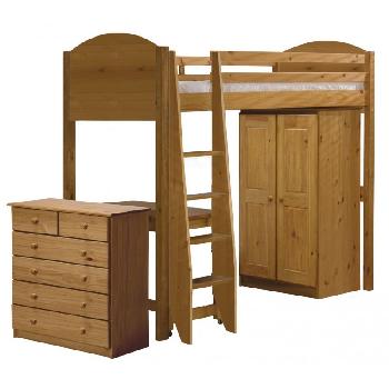 Verona Long High Sleeper Set 3 with Antique