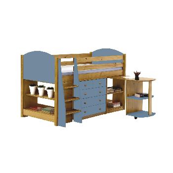 Verona Long Mid Sleeper Set 1 with Baby Blue