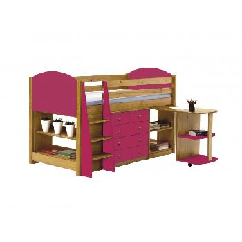 Verona Long Mid Sleeper Set 1 with Fuschia