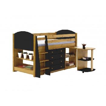 Verona Long Mid Sleeper Set 1 with Graphite