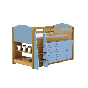 Verona Long Mid Sleeper Set 2 with Baby Blue