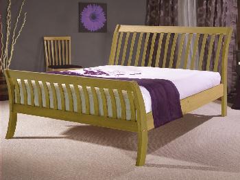 Verona Parma Extra Long Double Pine Bed Frame
