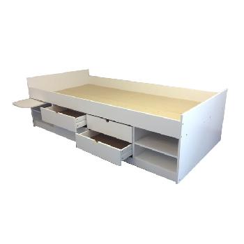 Verona Wooden Cabin Bed White