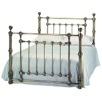 Victoria Antique Brass Bed Frame - Kingsize