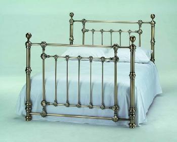 Victoria Antique Brass Harmony Bed Frame, King Size