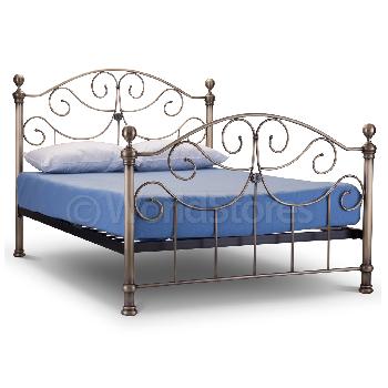 Victoria Brass Metal Bed Brass Double