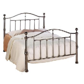 Victoria Nickel Bed Frame Kingsize