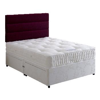 Vogue Henley Orthopedic Divan Set Vogue Henley Orthopedic Divan Platform Set - 2 Drawer - Single