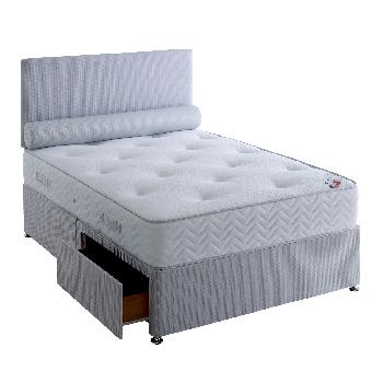 Vogue Repose Delia Ortho Coil Sprung Divan Set 2 Drawer - Small Double