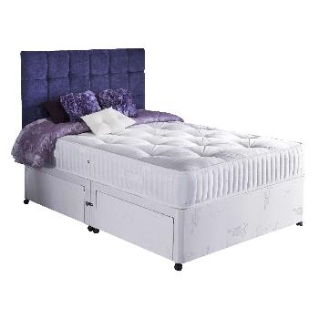 Vogue Repose Platinum Pocket 1500 Divan Set 4 Drawer Small Double