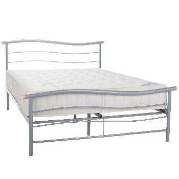 Waverly Silver Bed Frame Double