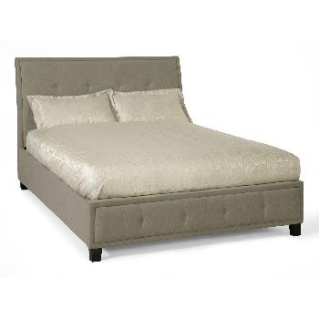 Wesley Fabric Bedstead - Double - Mink