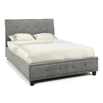 Wesley Double Fabric Bed Steel