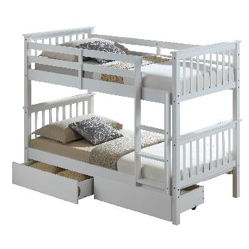 White Bunk Bed