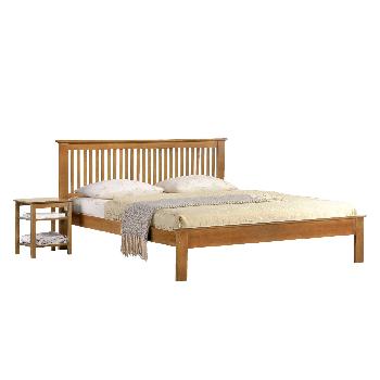Windsor Wooden Bed Frame Small Double Oak